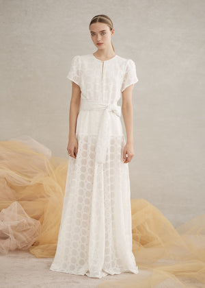 Isabella Maxi Dress in White from Luxe de Valentina