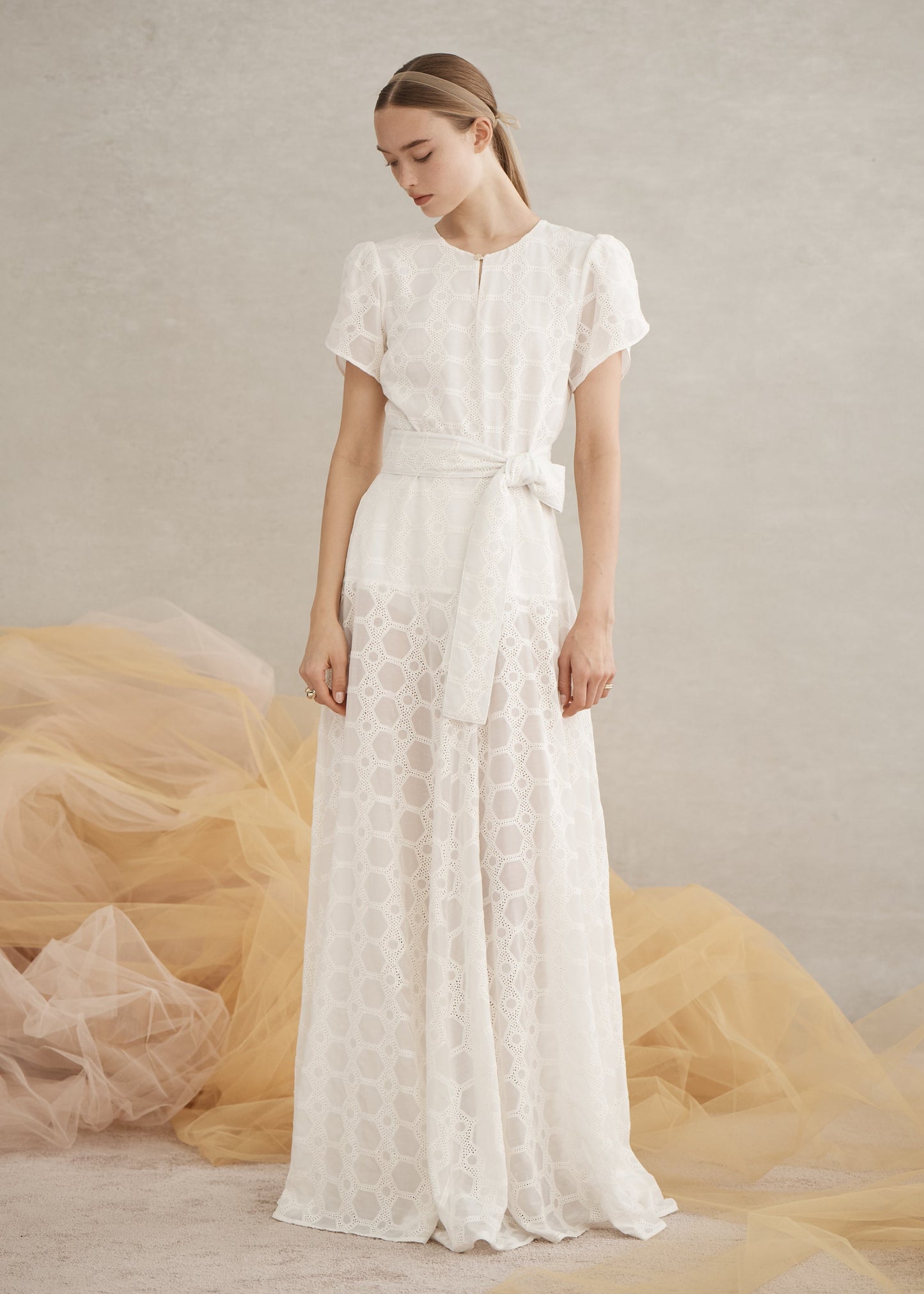 Isabella Maxi Dress in White from Luxe de Valentina