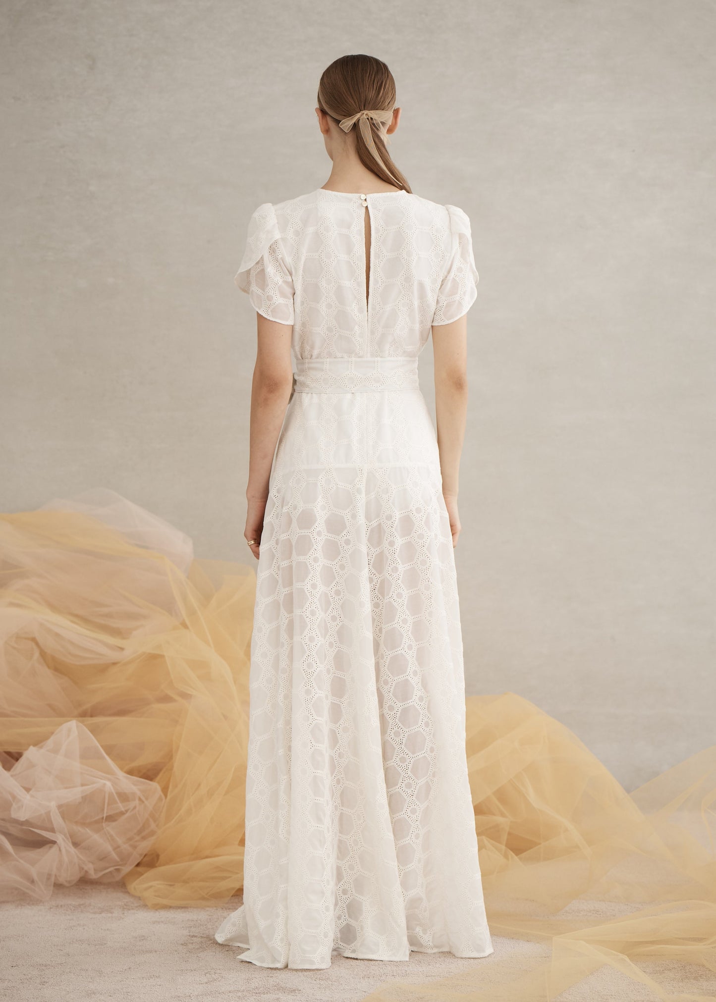 Isabella Maxi Dress in White from Luxe de Valentina