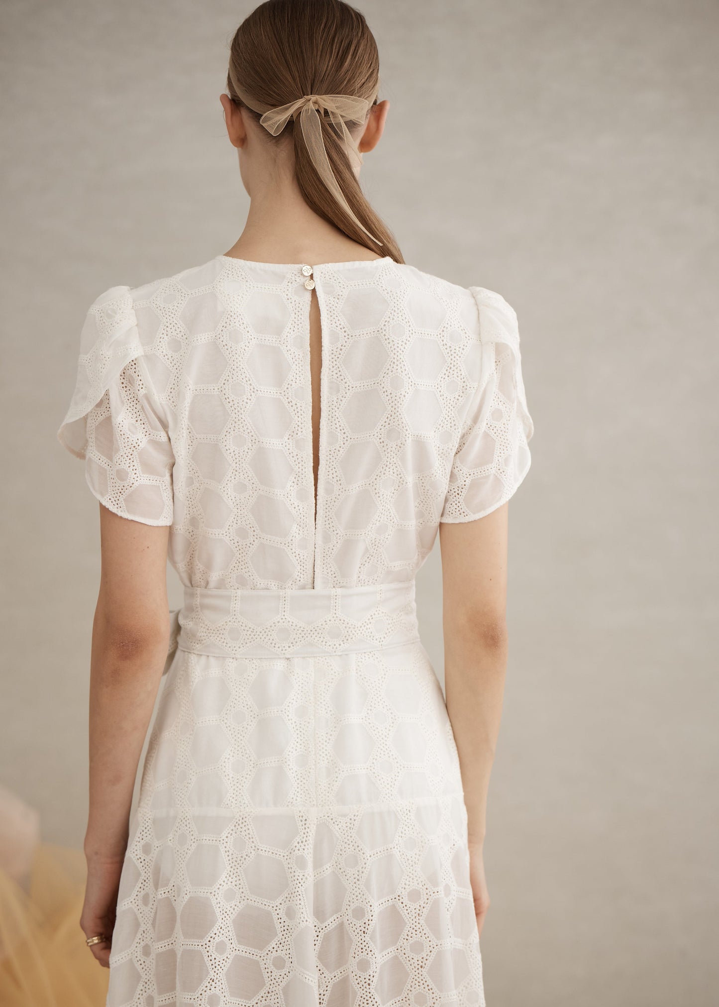 Isabella Maxi Dress in White from Luxe de Valentina