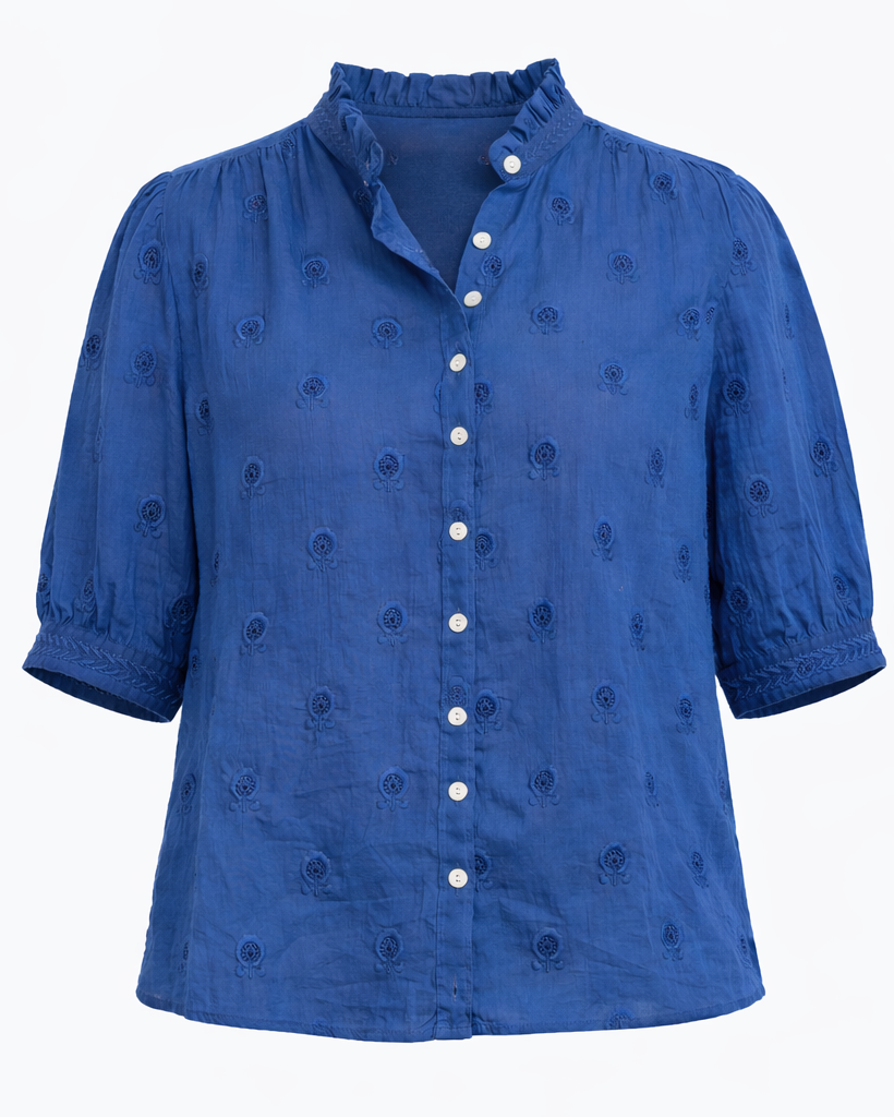 Frani S/S Top in Cobalt from M.A.B.E