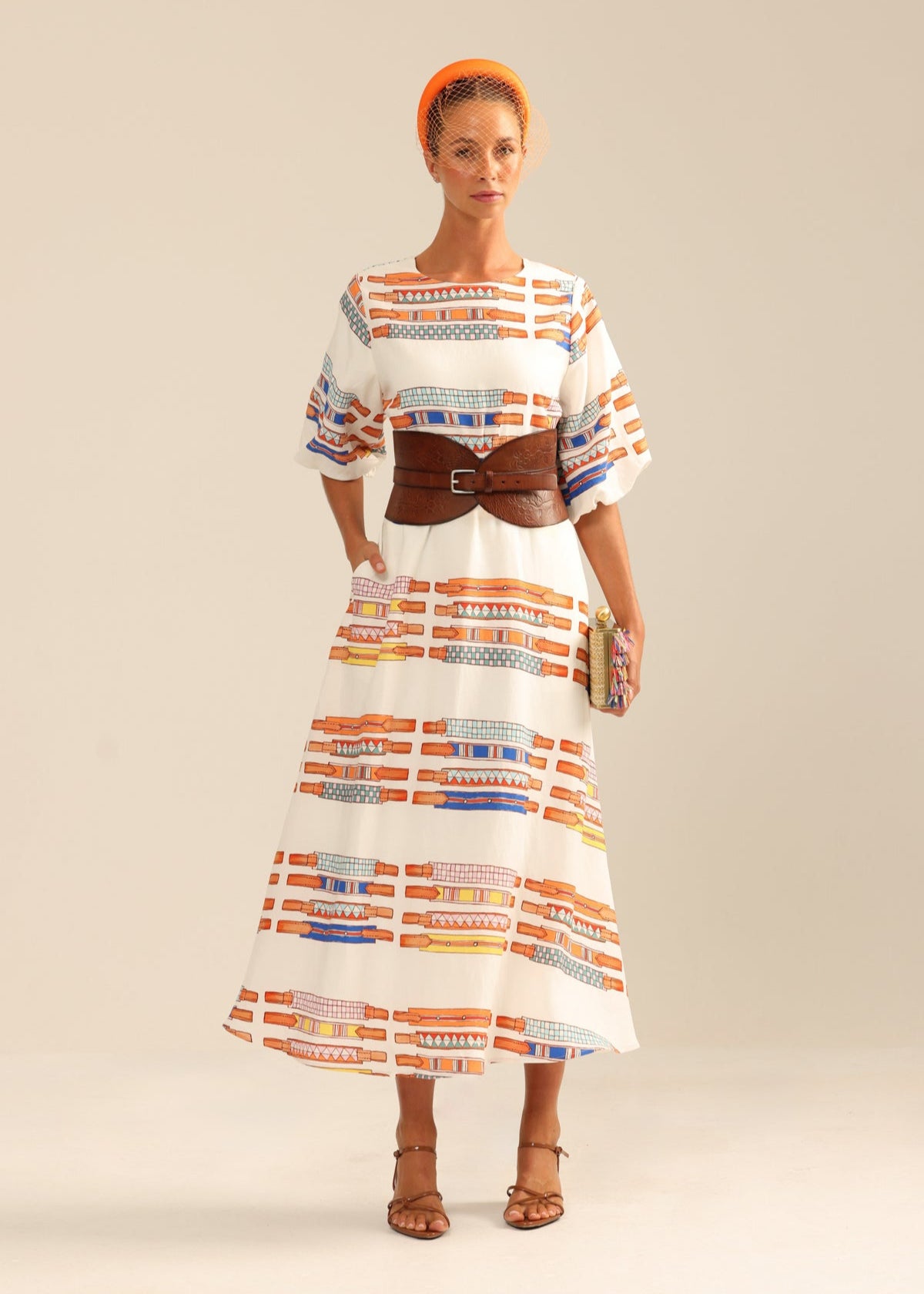 Straight Six Dress in Browbands from Binnywear