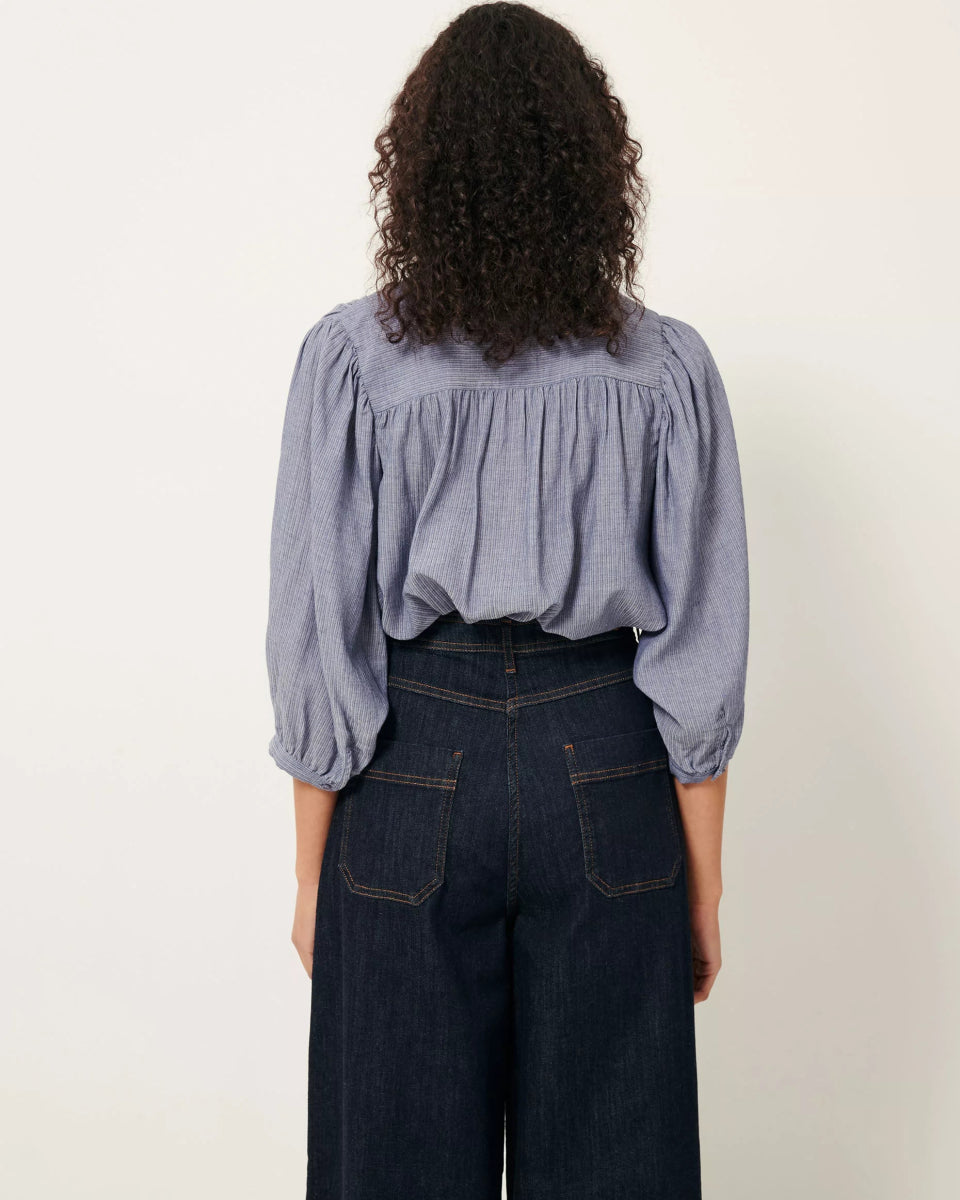 A View Blouse in Chambray from SESSUN at Edito boutique