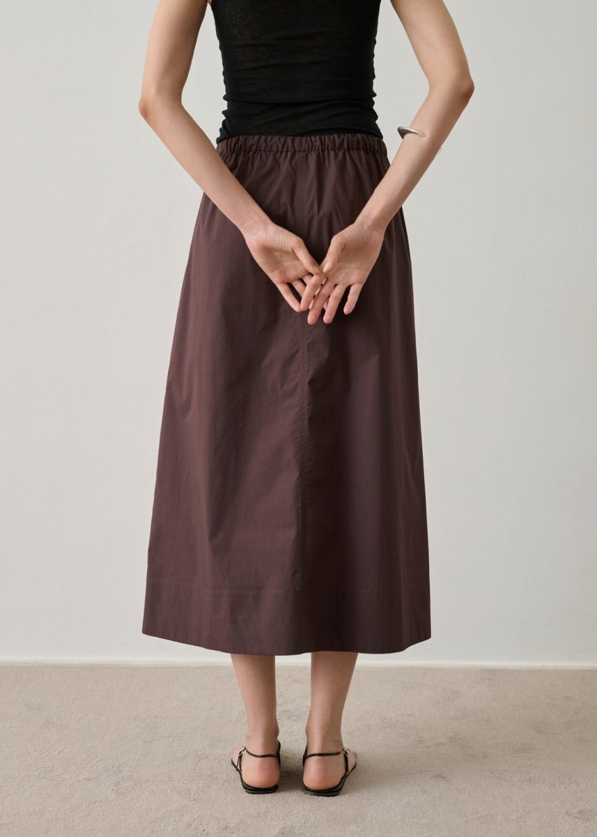 Agadir Skirt in Figue from SOEUR at Edito boutique