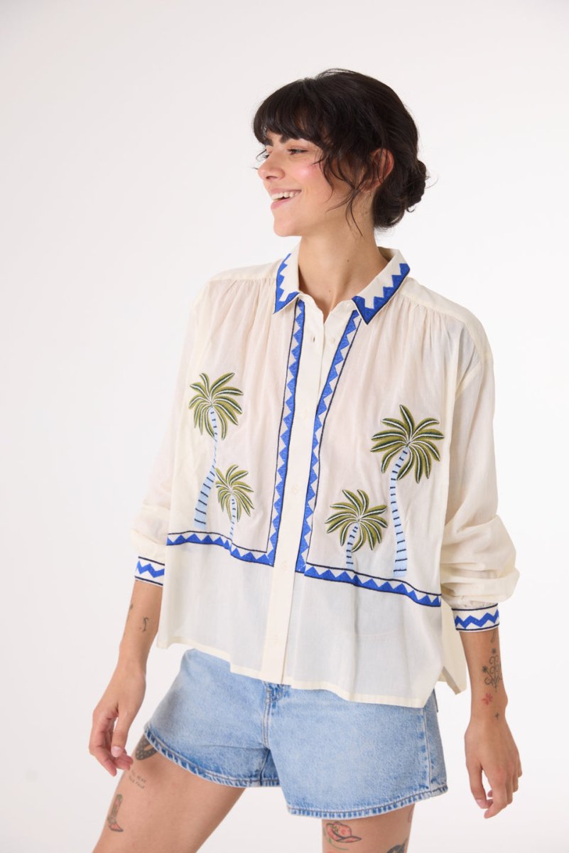 Ali Shirt in Jungle from SACRECOEUR at Edito boutique