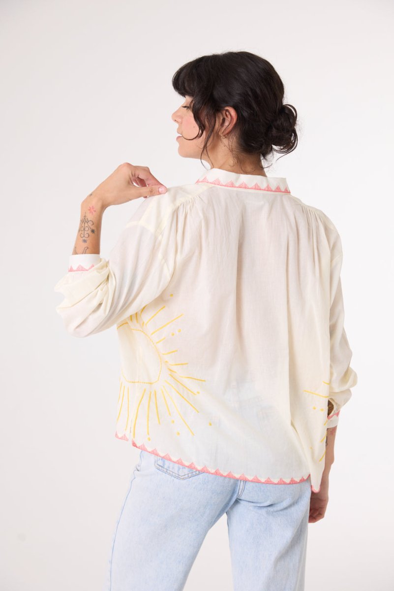 Ali Shirt in Sunshine from SACRECOEUR at Edito boutique