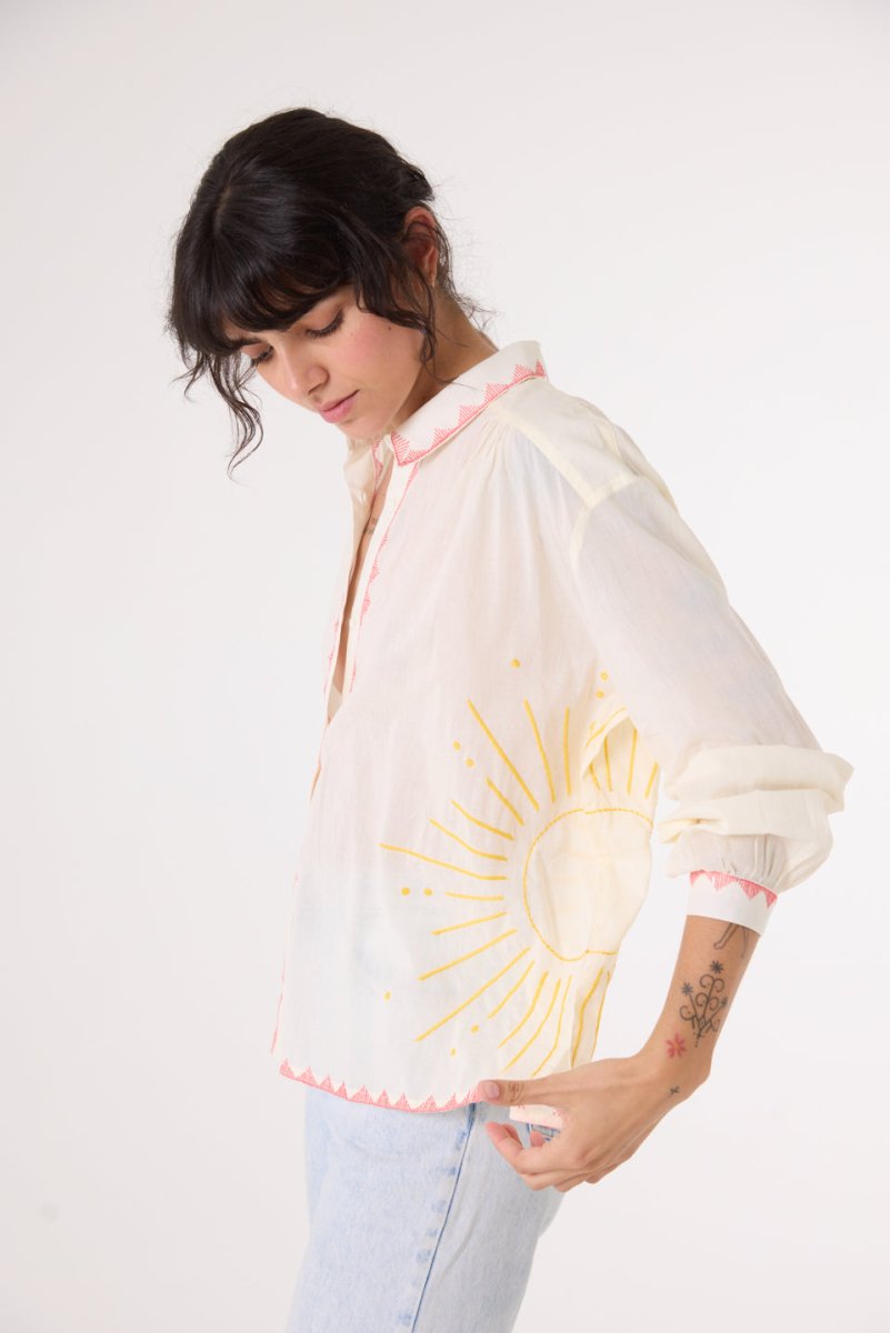 Ali Shirt in Sunshine from SACRECOEUR at Edito boutique