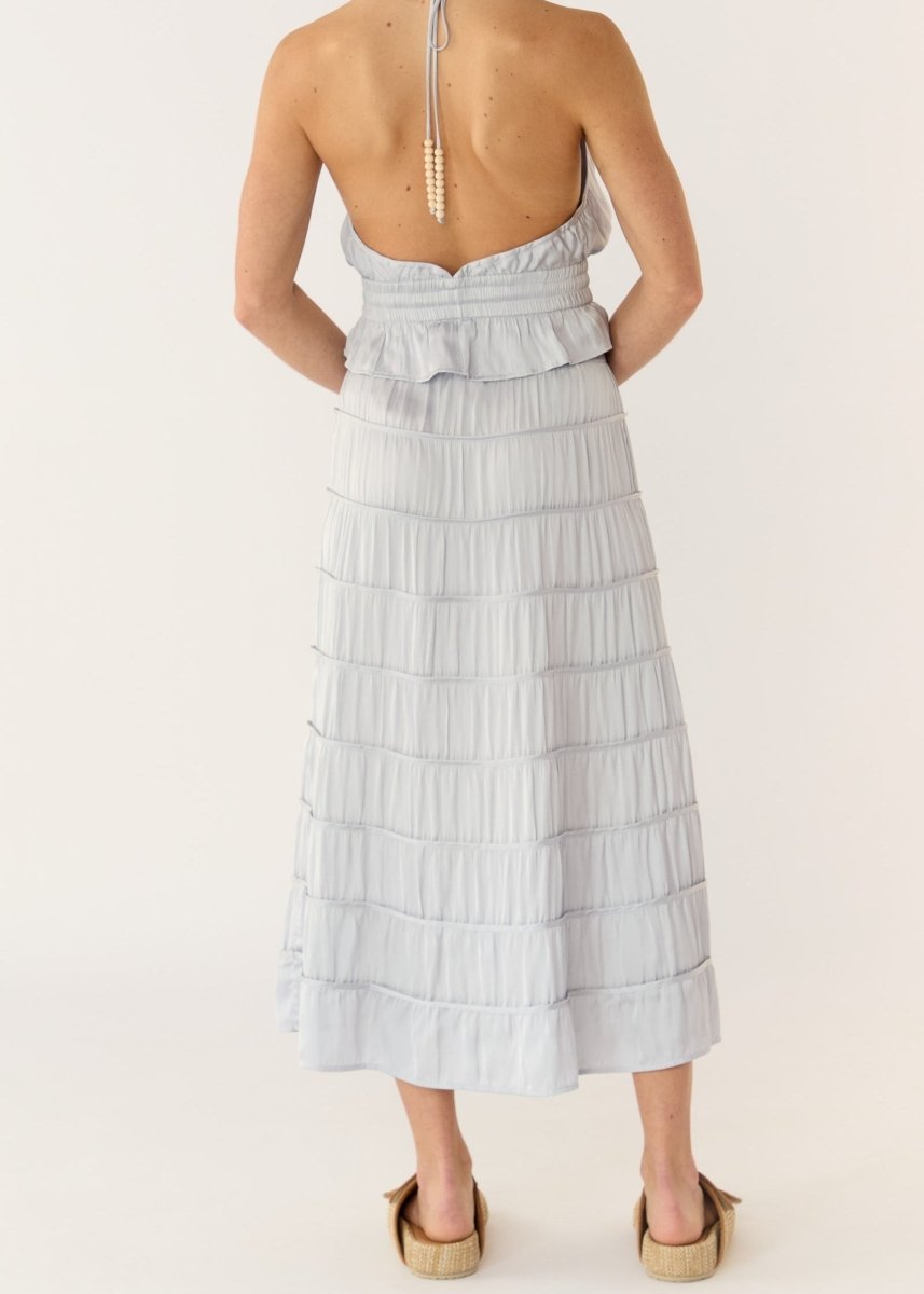 Alina Halter Top in Dove from FLANNEL at Edito boutique