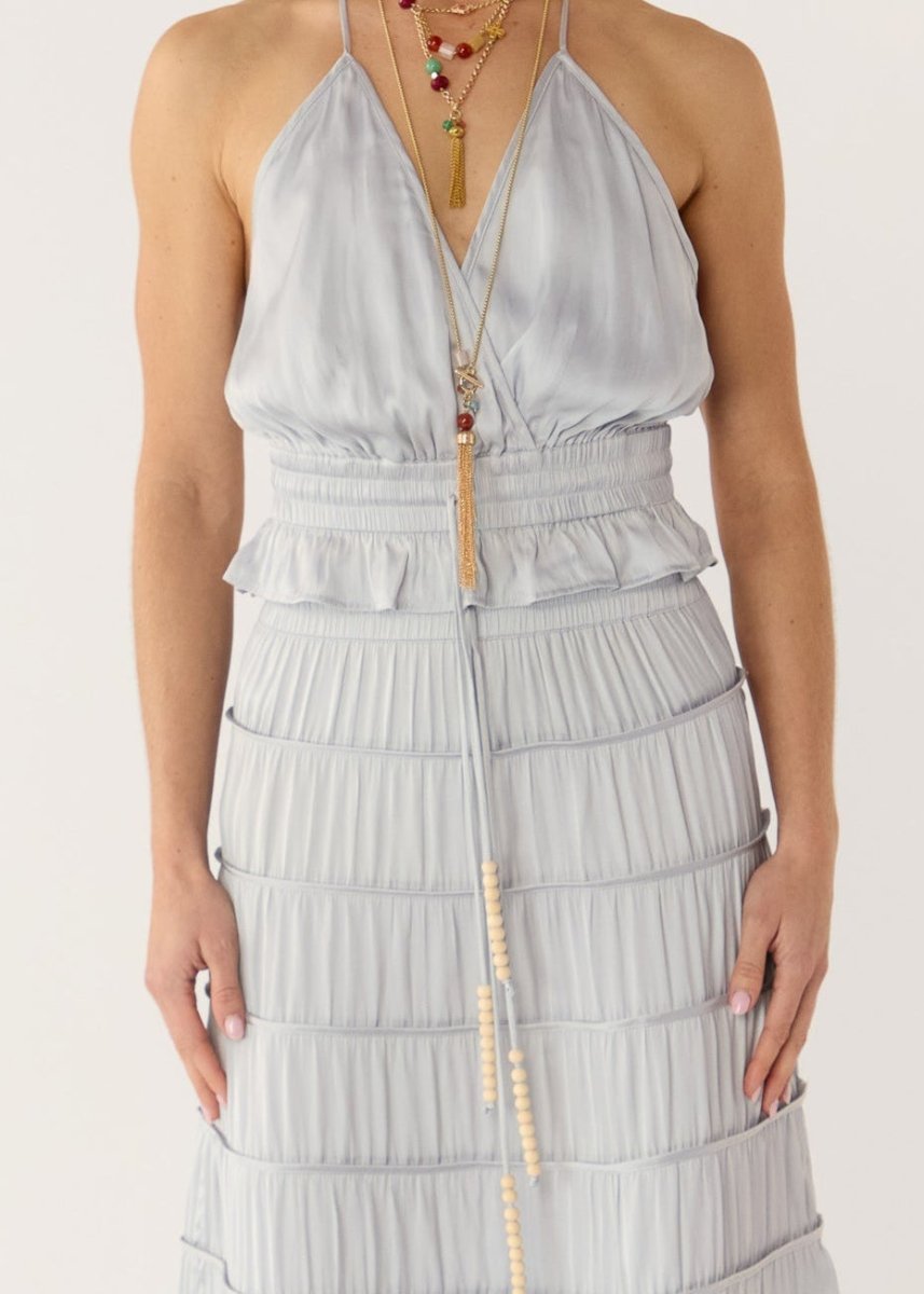 Alina Halter Top in Dove from FLANNEL at Edito boutique