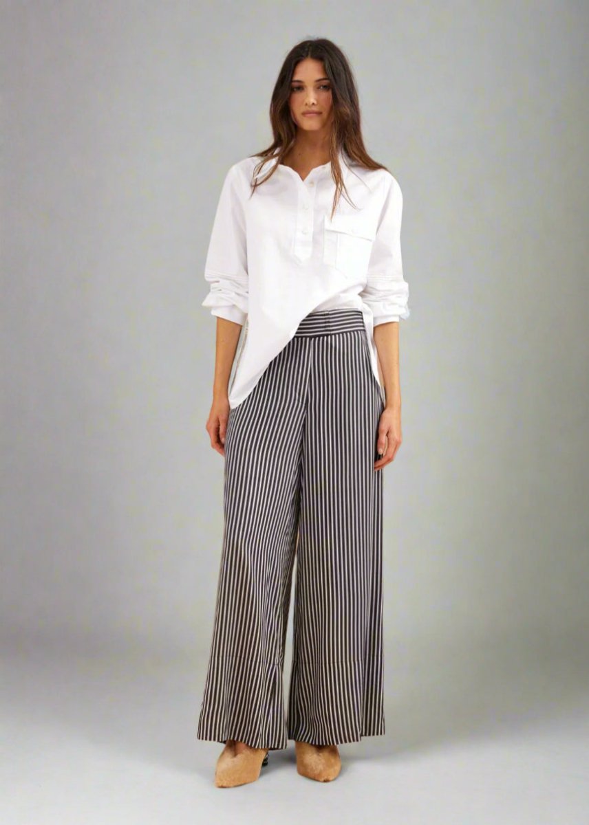 Annie Pant in Pinstripe from BINNYWEAR at Edito boutique