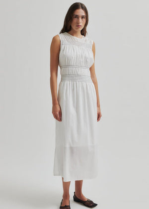 Avida Dress in White from SECOND FEMALE at Edito boutique