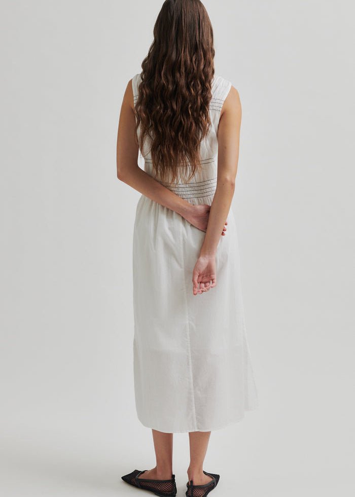 Avida Dress in White from SECOND FEMALE at Edito boutique