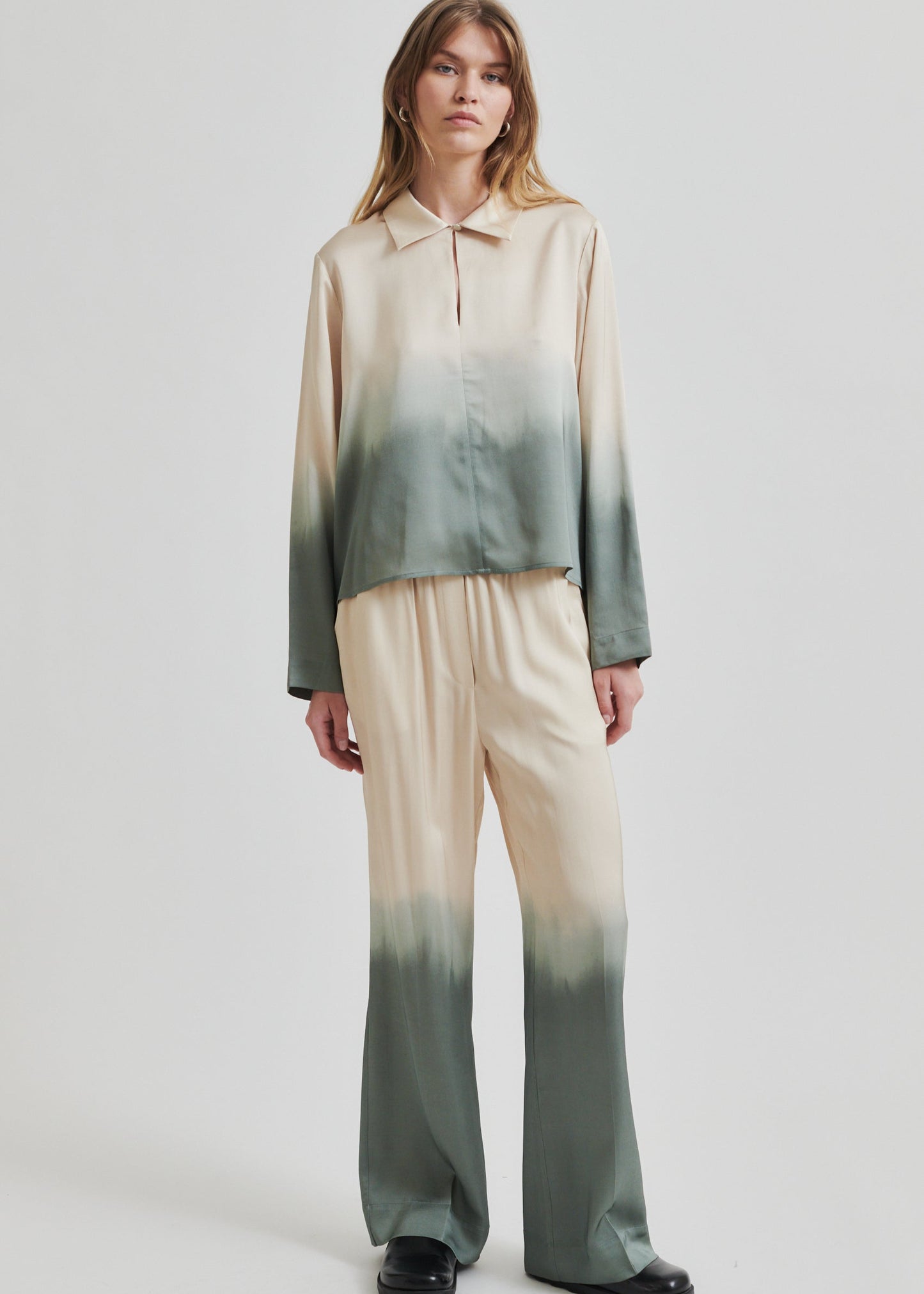 Avora Blouse in Agave Green from Second Female