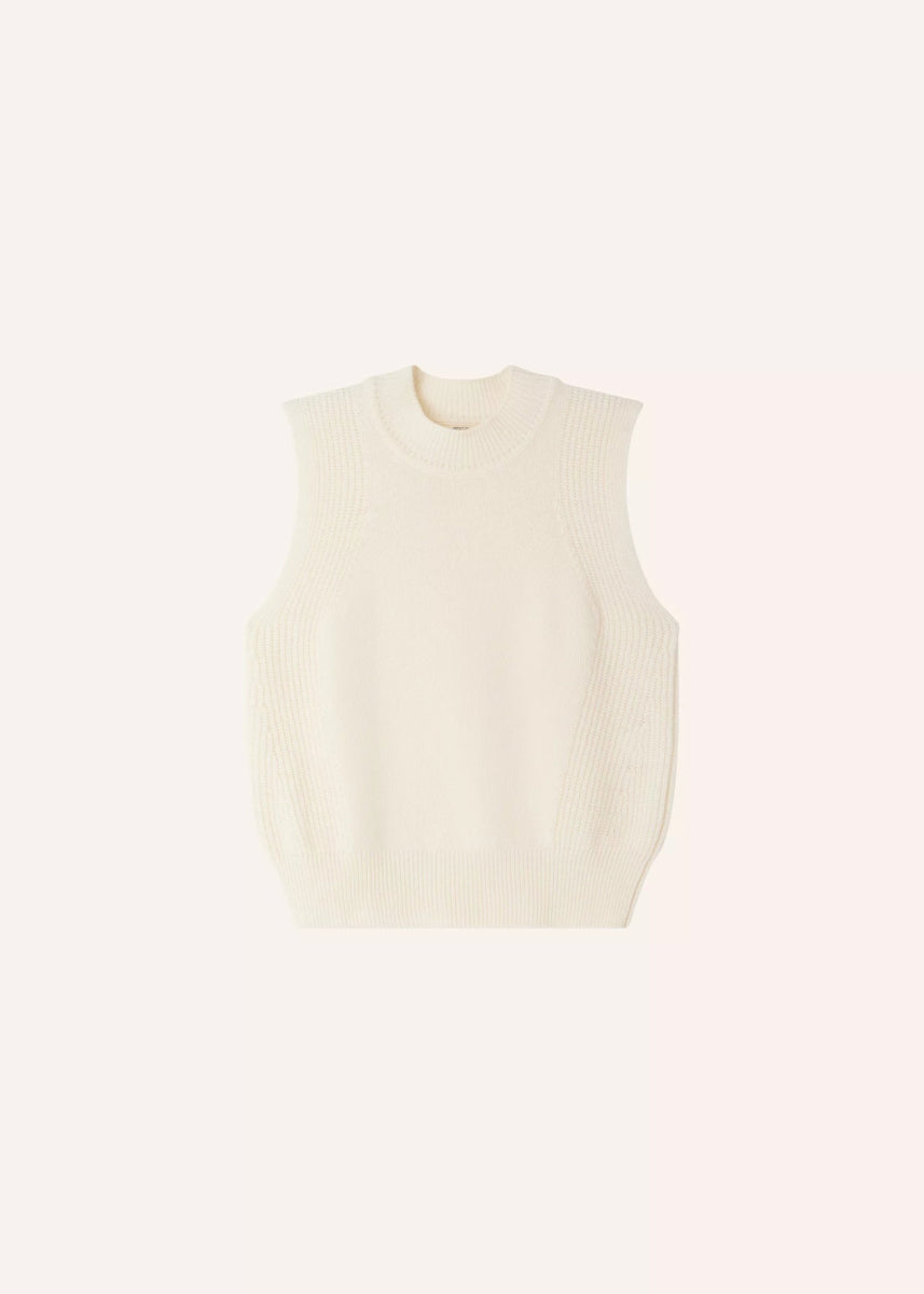 Baynino Sleeveless Jumper in Fleur De Sel from SESSUN at Edito boutique