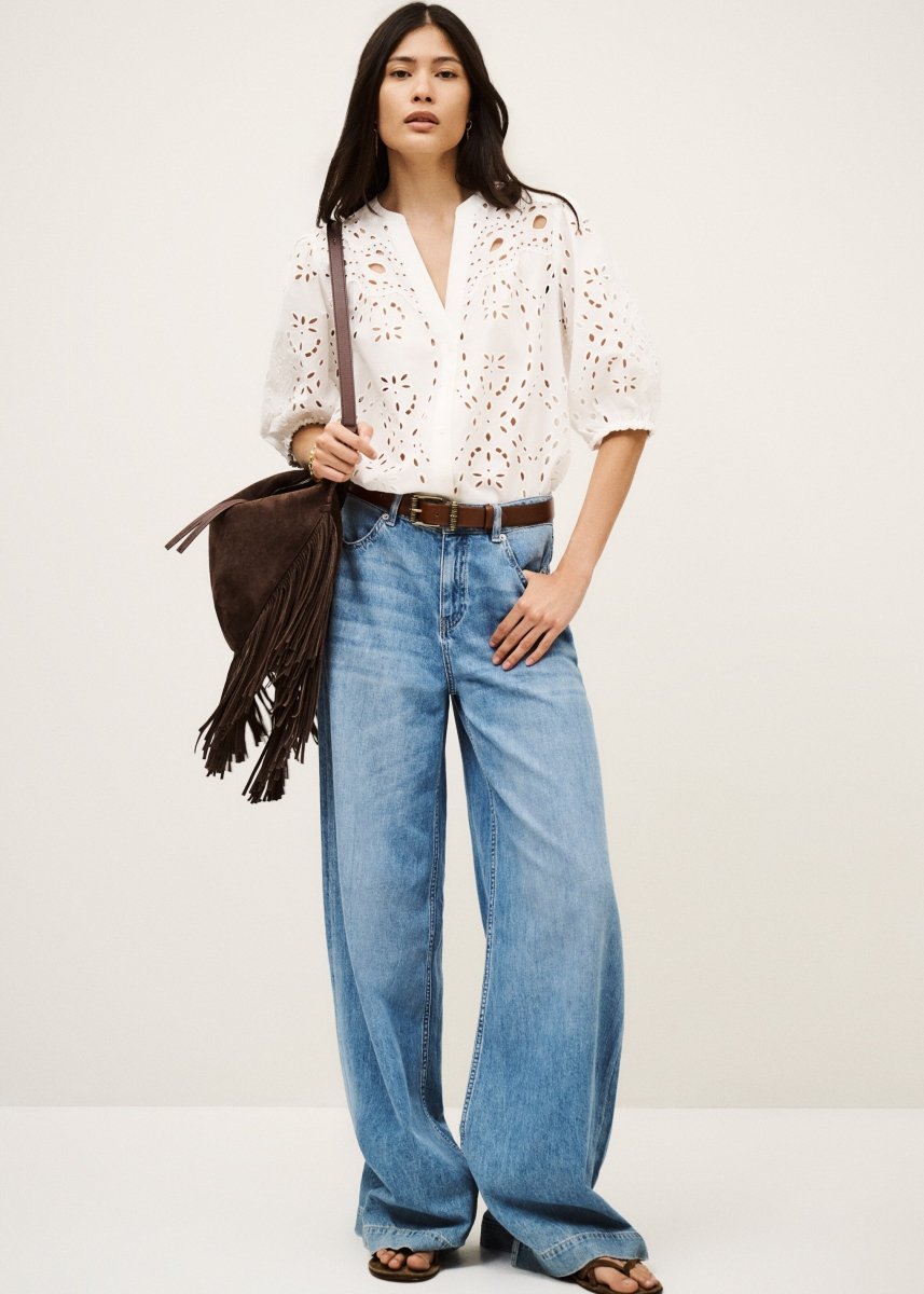Beatrice Shirt in Ecru from BA&SH at Edito boutique