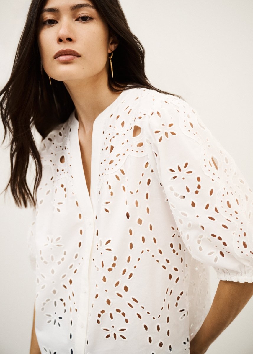 Beatrice Shirt in Ecru from BA&SH at Edito boutique