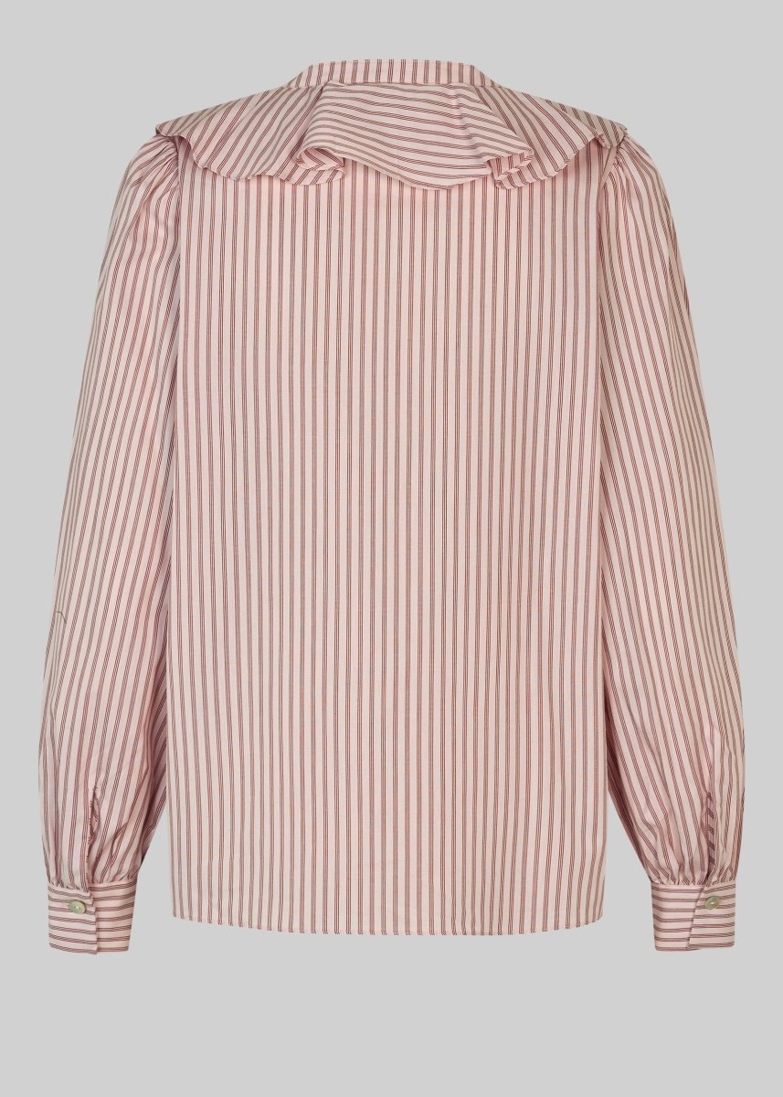 Becka Frill Shirt in Rose from SECOND FEMALE at Edito boutique
