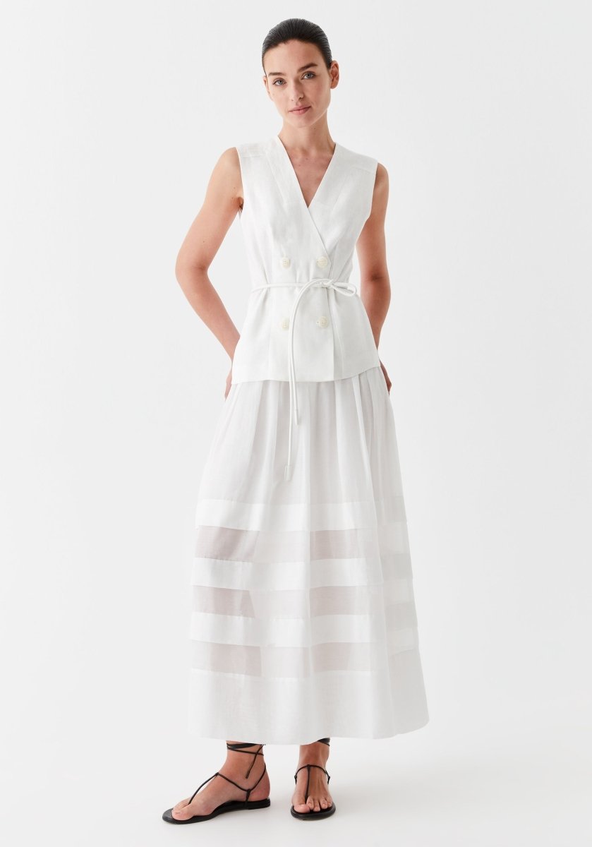 Belle Skirt in Ivory from MORRISON at Edito boutique