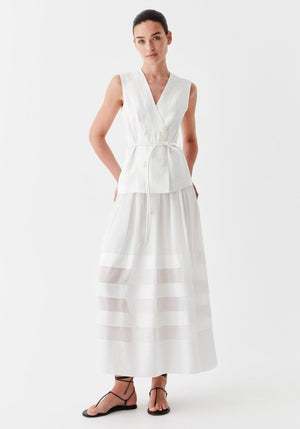 Belle Skirt in Ivory from MORRISON at Edito boutique