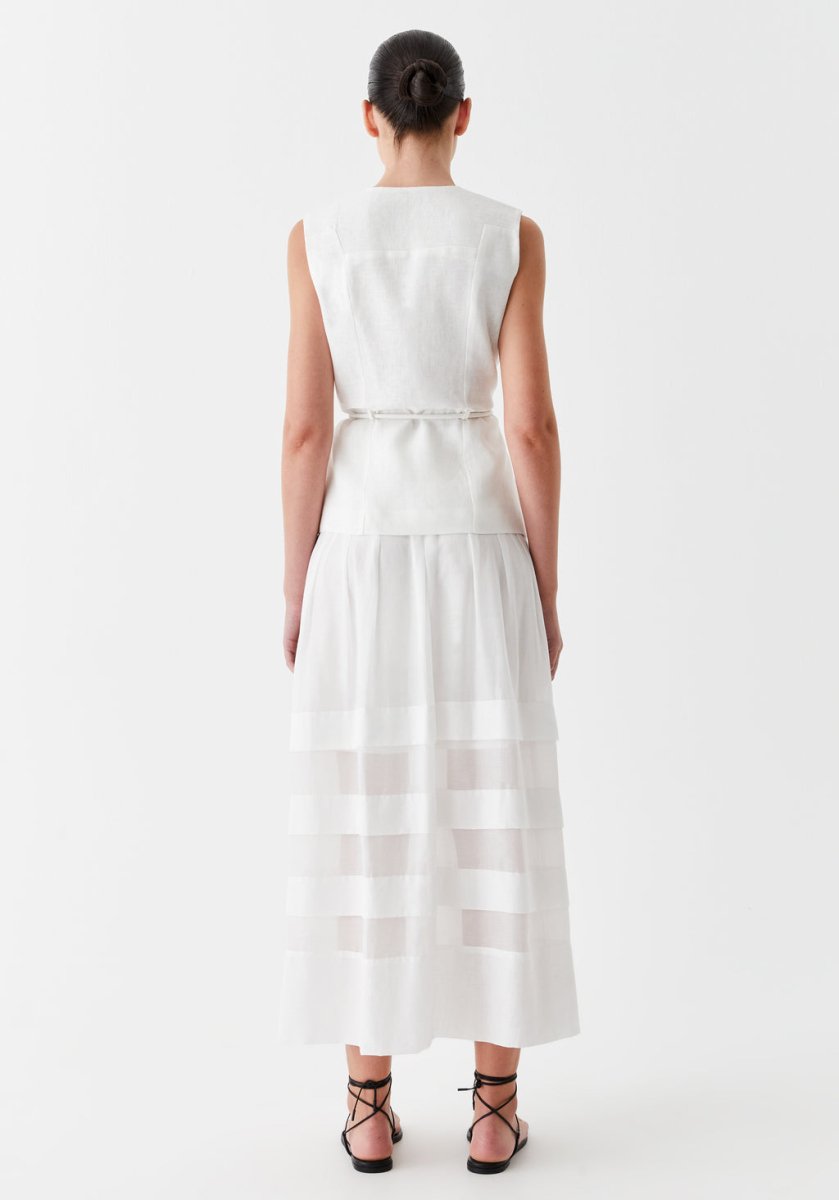 Belle Skirt in Ivory from MORRISON at Edito boutique