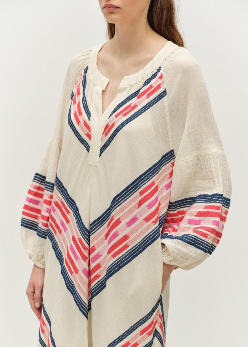 Beloved Dress in Navy/Red from DEVOTION TWINS at Edito boutique