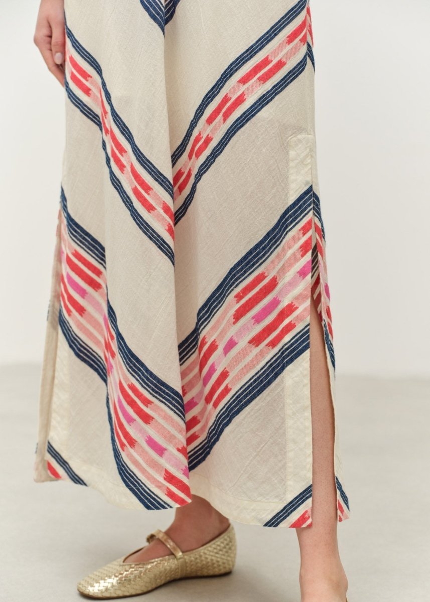 Beloved Dress in Navy/Red from DEVOTION TWINS at Edito boutique