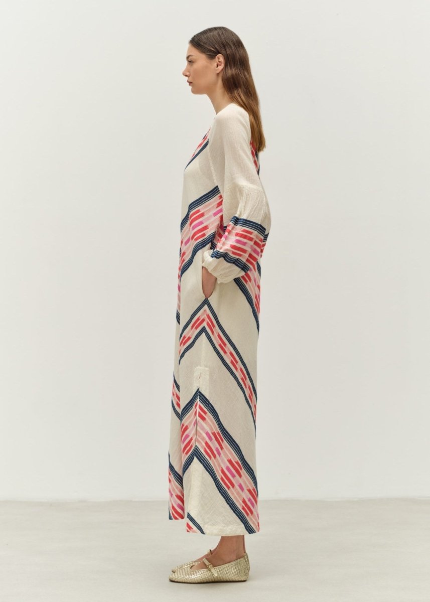 Beloved Dress in Navy/Red from DEVOTION TWINS at Edito boutique