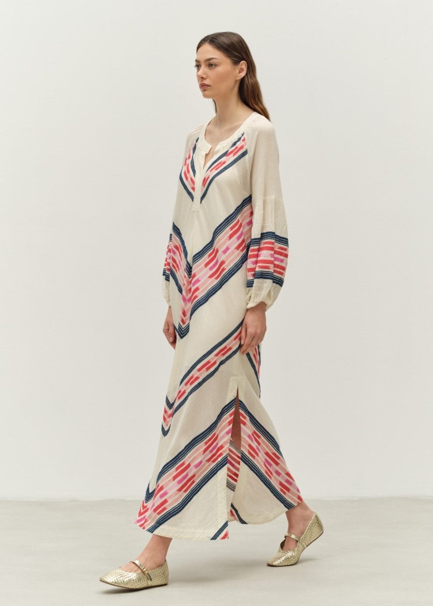 Beloved Dress in Navy/Red from DEVOTION TWINS at Edito boutique