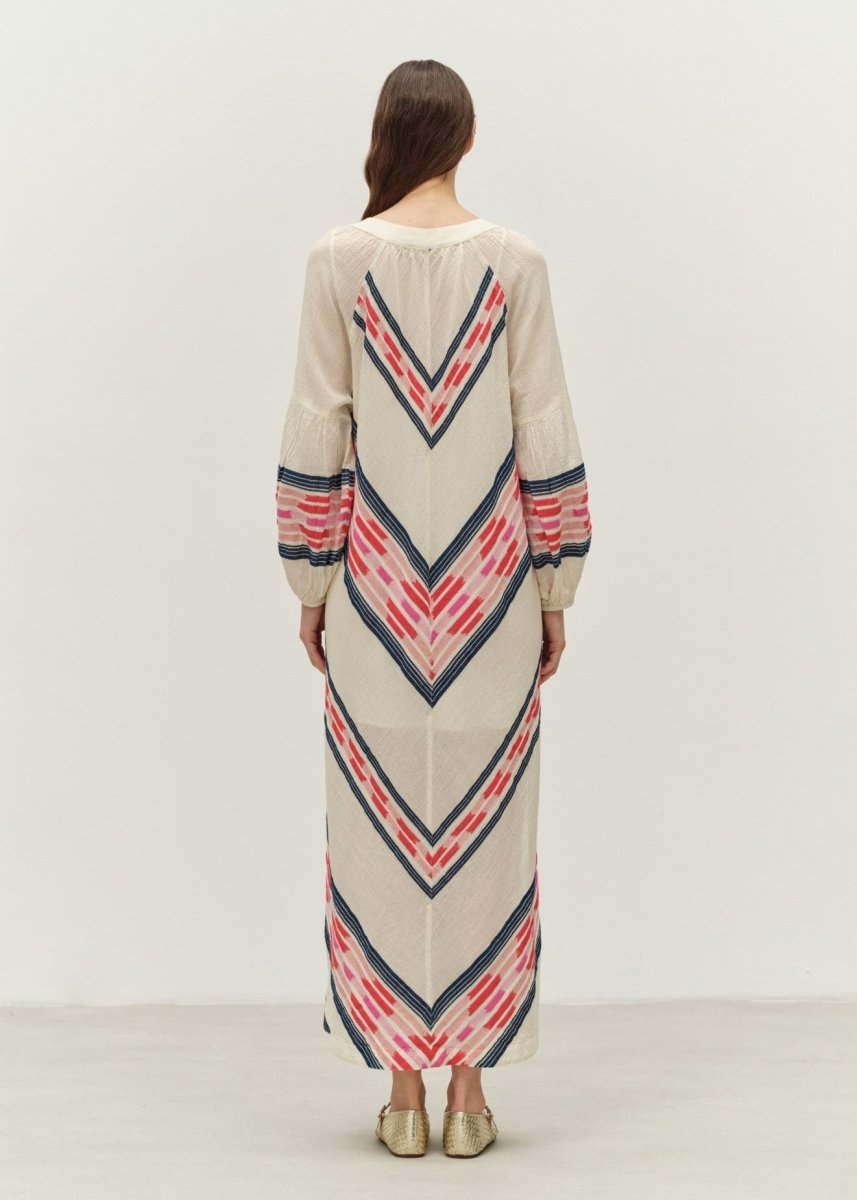 Beloved Dress in Navy/Red from DEVOTION TWINS at Edito boutique