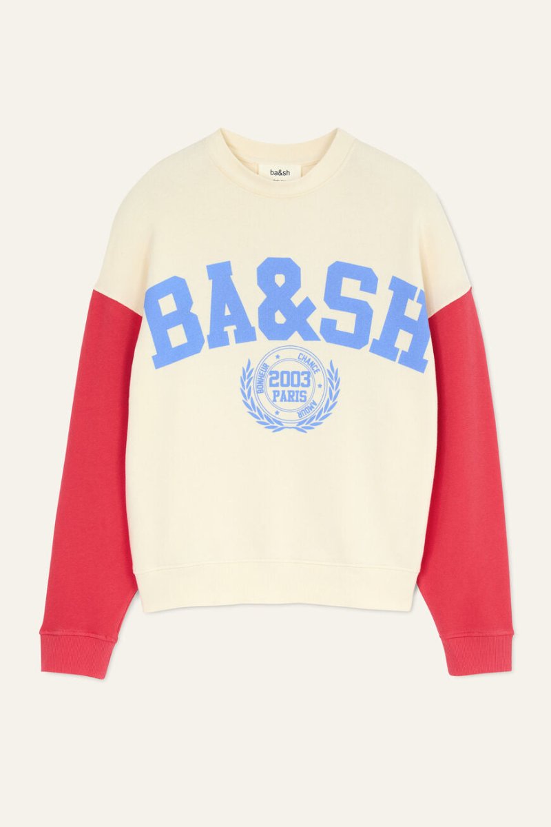 Benjamin Sweatshirt in Coquelicot from BA&SH at Edito boutique