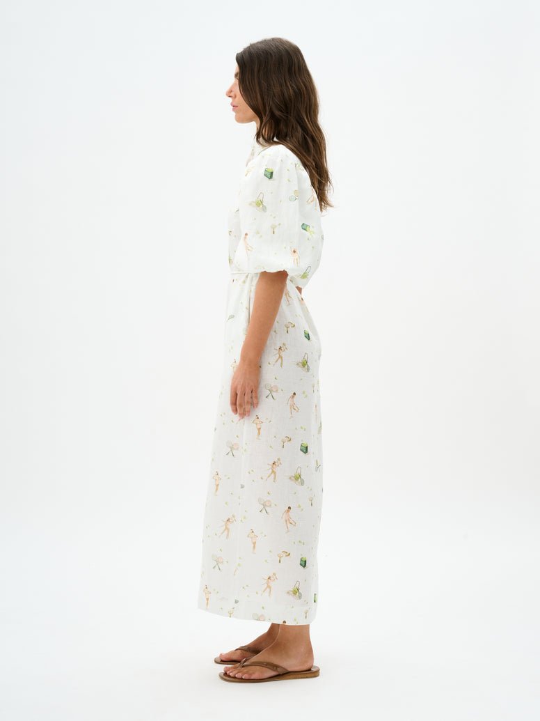 Berkeley Dress in Break Point from ROAME at Edito boutique