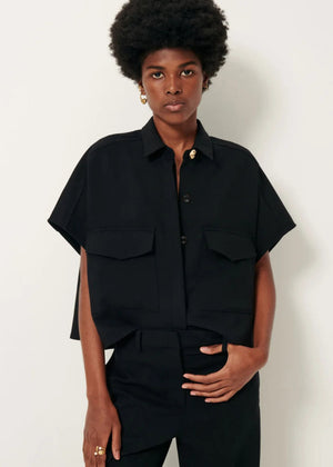 Bianca Shirt in Black from SESSUN at Edito boutique
