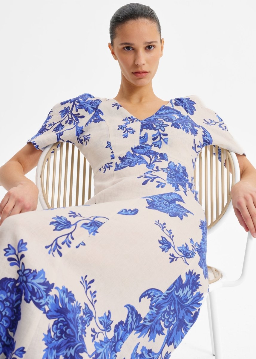 Bonita Linen Dress in Print from MORRISON at Edito boutique