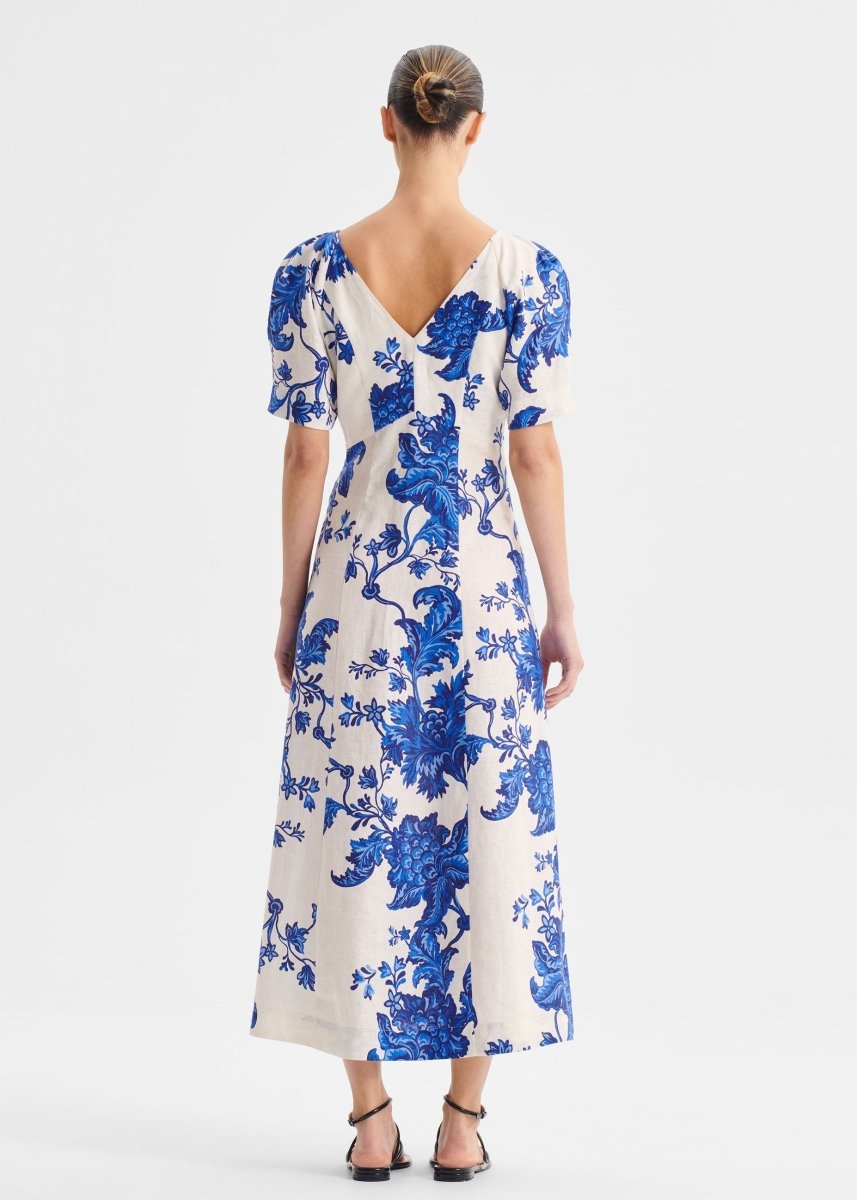 Bonita Linen Dress in Print from MORRISON at Edito boutique