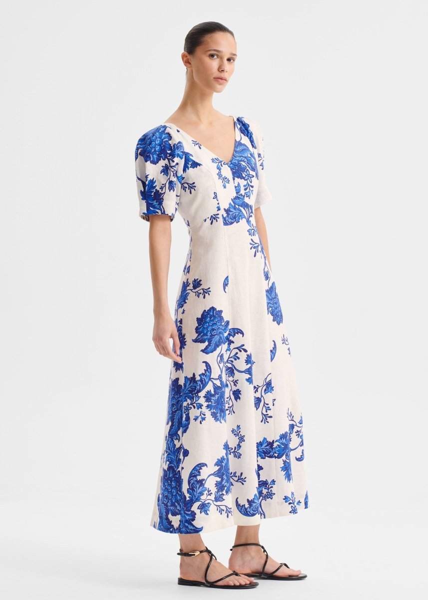 Bonita Linen Dress in Print from MORRISON at Edito boutique