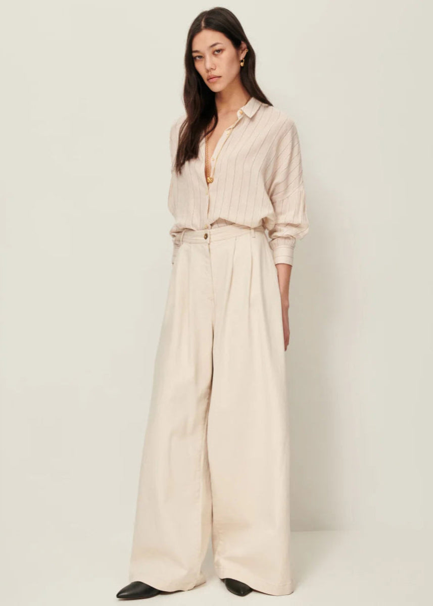 Botan Shirt in Sandblack from SESSUN at Edito boutique