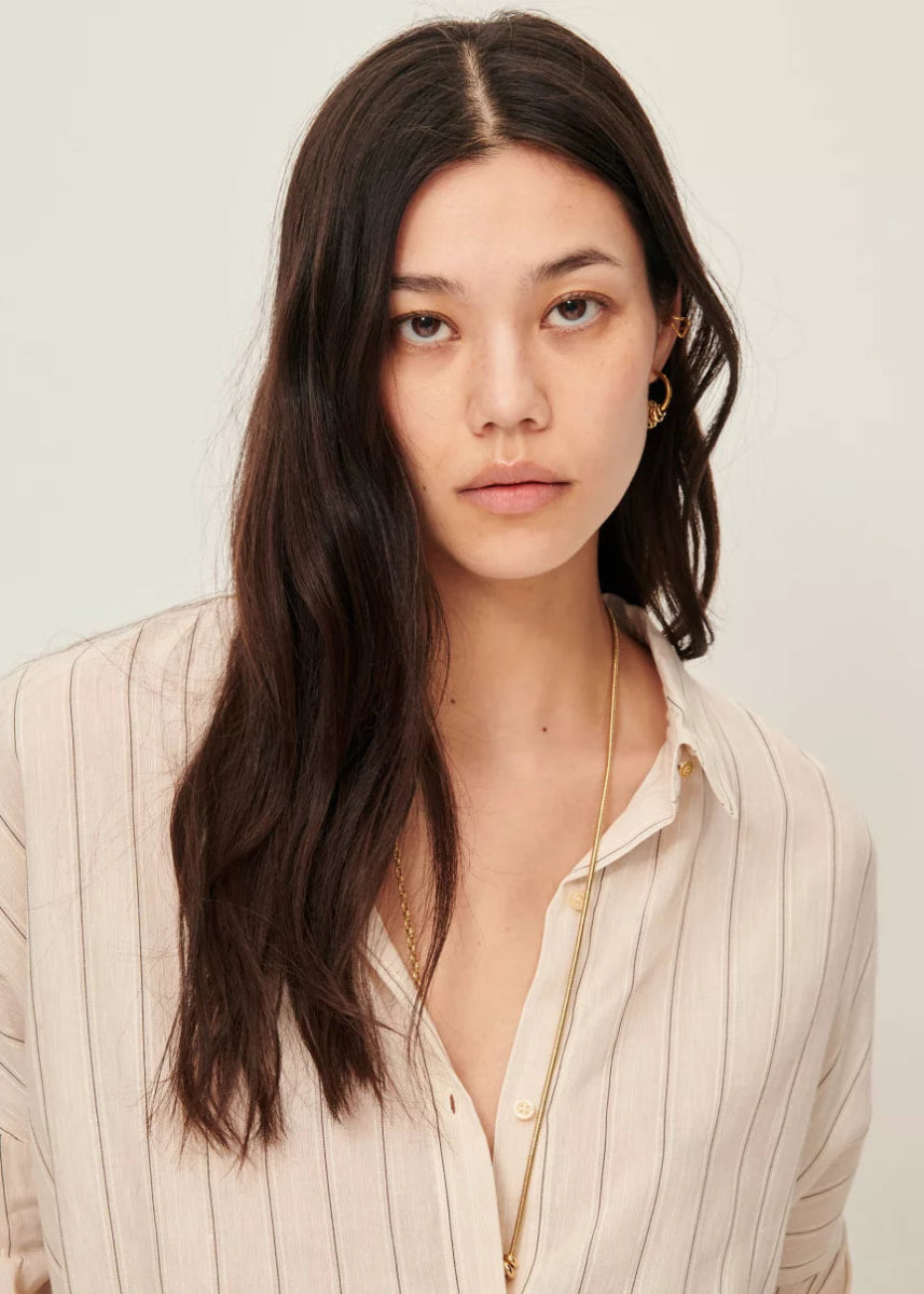Botan Shirt in Sandblack from SESSUN at Edito boutique