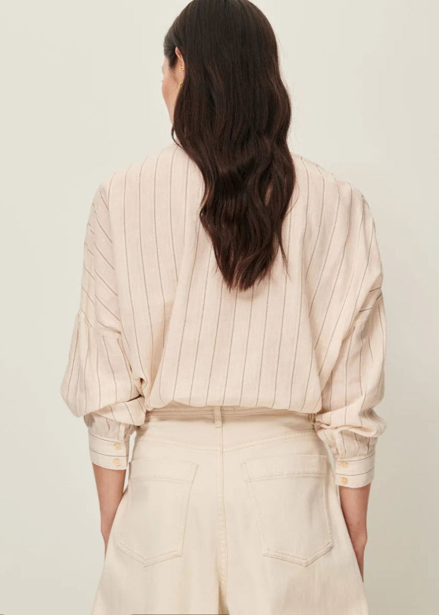 Botan Shirt in Sandblack from SESSUN at Edito boutique