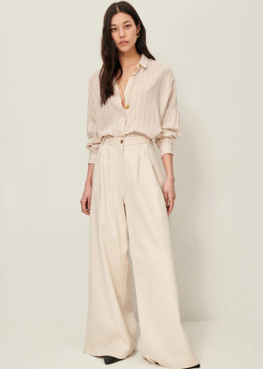 Botan Shirt in Sandblack from SESSUN at Edito boutique