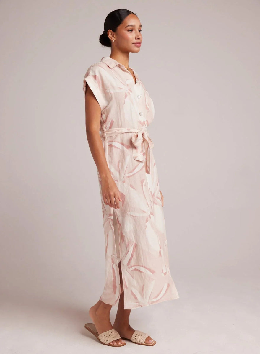 Button Front Belted Shirt Dress from BELLA DAHL at Edito boutique