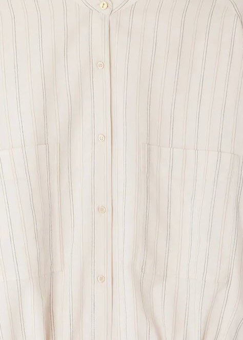 Cadaques Shirt in Milkyblack from SESSUN at Edito boutique