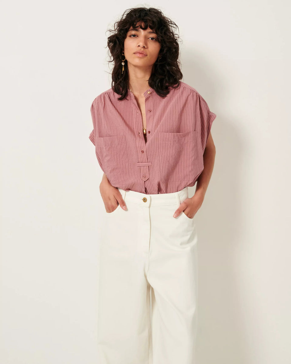 Camille Blouse in Rose from SESSUN at Edito boutique