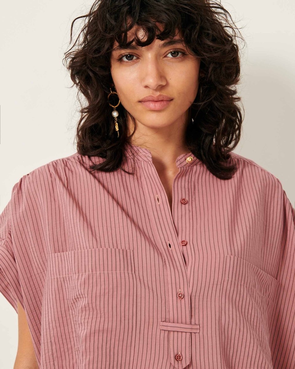 Camille Blouse in Rose from SESSUN at Edito boutique