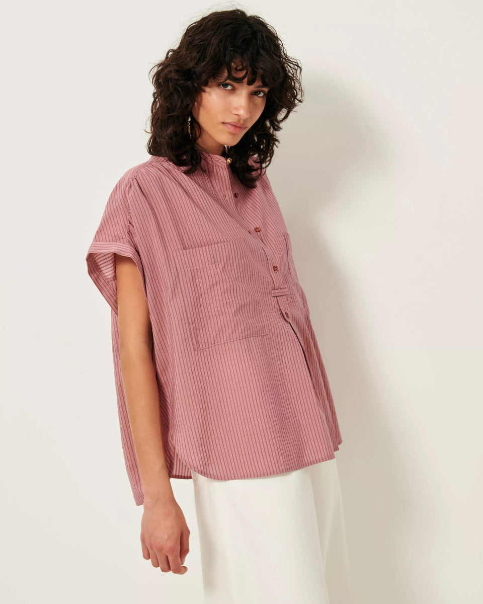 Camille Blouse in Rose from SESSUN at Edito boutique