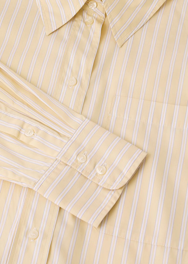 Carlotta Shirt in Yellow/Ecru from SOEUR at Edito boutique