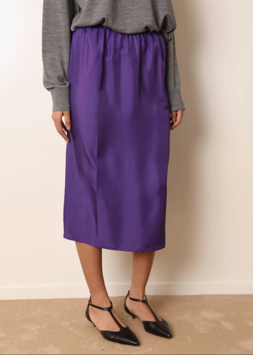 Celia Skirt in Purple from LAURENCE BRAS at Edito Boutique