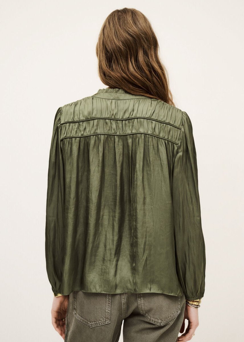 Cessia Shirt in Khaki from BA&SH at Edito boutique