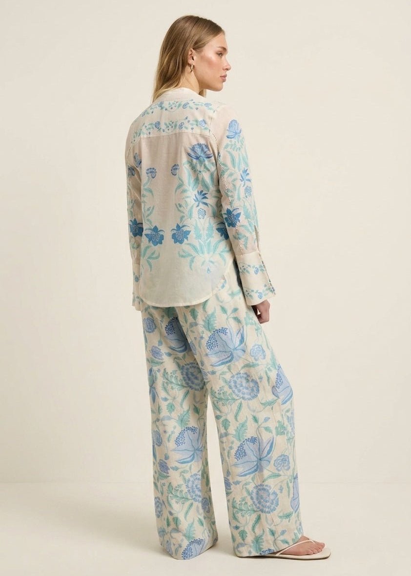 Chelsea Shirt in Shellflower Ivory from HANNAH ARTWEAR at Edito boutique