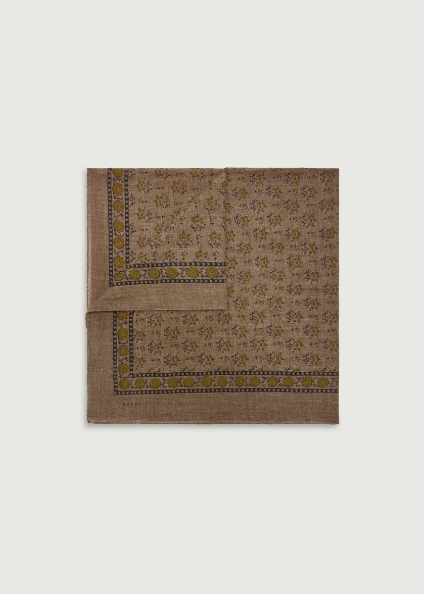 Classic Scarf in Taupe/Khaki from SOEUR at Edito Boutique