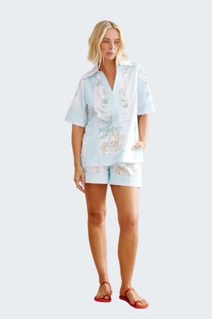 Crocodiles in The River Shorts from BINNYWEAR at Edito boutique